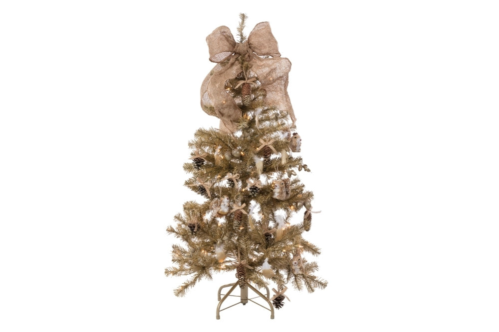 DIY Gilded Woodland Christmas Tree