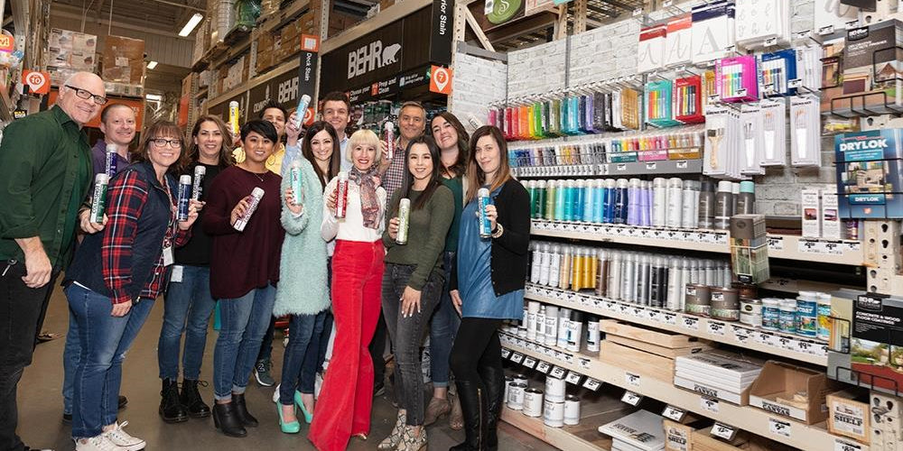 COLORSHOT Team at Home Depot