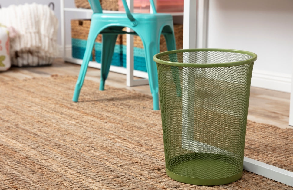 Craft Room Decluttering: Spray Paint Your Trash Can