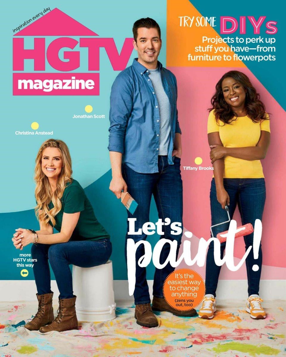 HGTV Magazine Cover with COLORSHOT