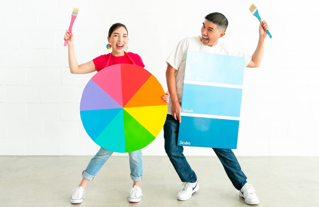 DIY Couples Halloween Costume with COLORSHOT