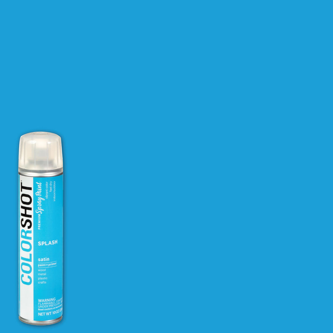Picture of 48289 COLORSHOT Satin Spray Paint Splash (Medium Blue) 10 oz.