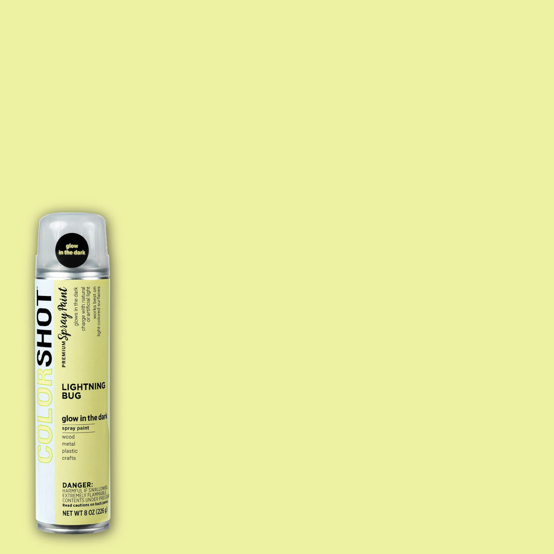 Picture of 49535 COLORSHOT Glow in the Dark Spray Paint Lightning Bug (Natural Glow) 8 oz.