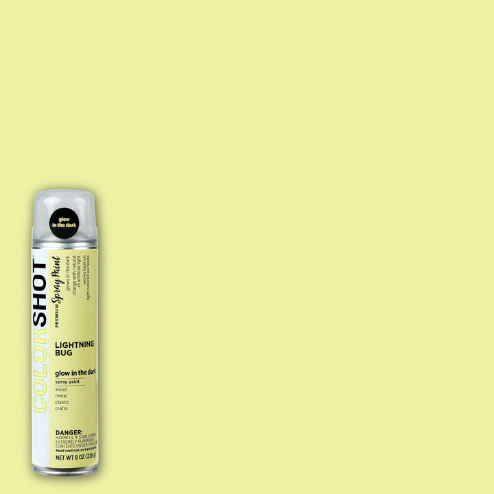 Picture of 49535 COLORSHOT Glow in the Dark Spray Paint Lightning Bug (Natural Glow) 8 oz.