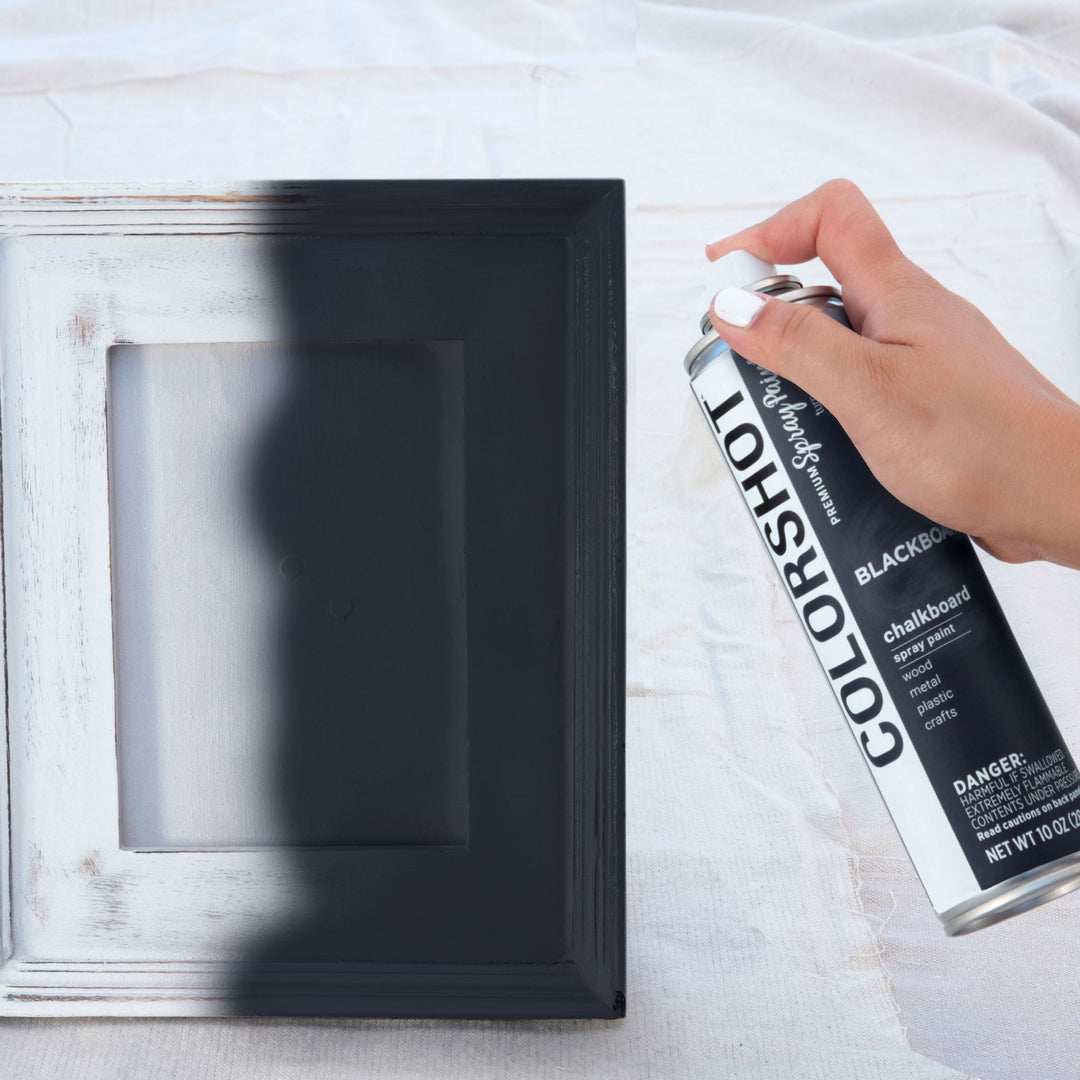 Picture of 47016 COLORSHOT Chalkboard Spray Paint Blackboard (Black) 10 oz.