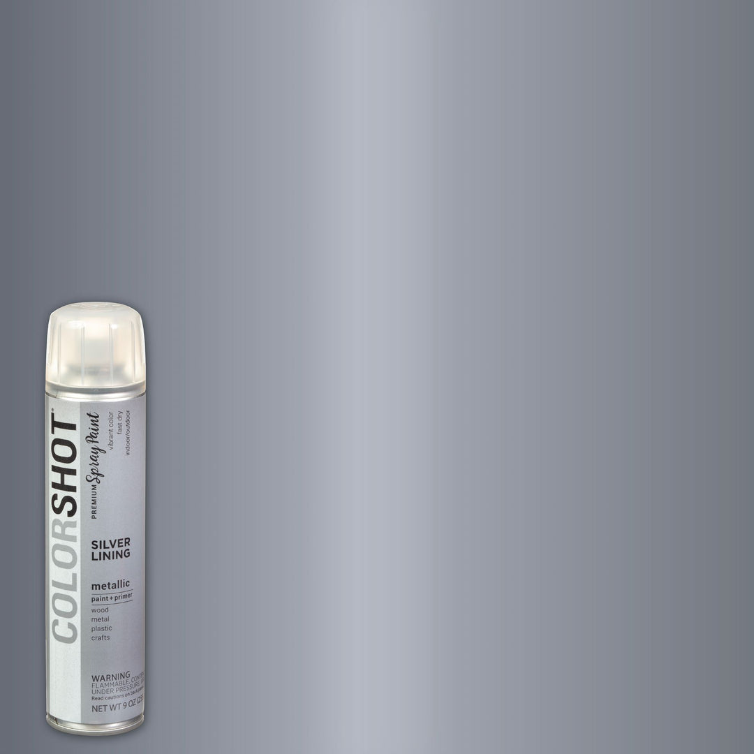 Picture of 48314 COLORSHOT Metallic Spray Paint Silver Lining (Silver Metallic) 9 oz.