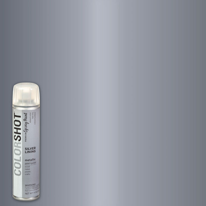 Picture of 48314 COLORSHOT Metallic Spray Paint Silver Lining (Silver Metallic) 9 oz.