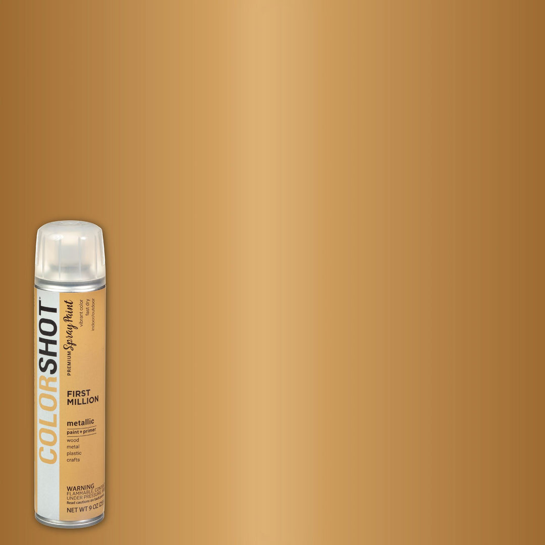 Picture of 48309 COLORSHOT Metallic Spray Paint First Million (Gold) 9 oz.
