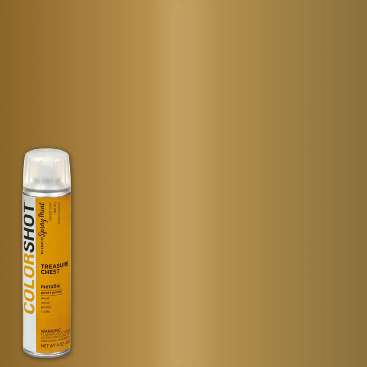 Picture of 48310 COLORSHOT Metallic Spray Paint Treasure Chest (Dark Gold) 9 oz.