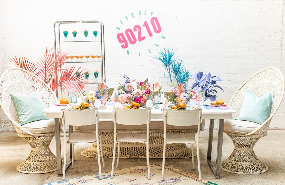Beverly Hills 90210 Party Decor with COLORSHOT 