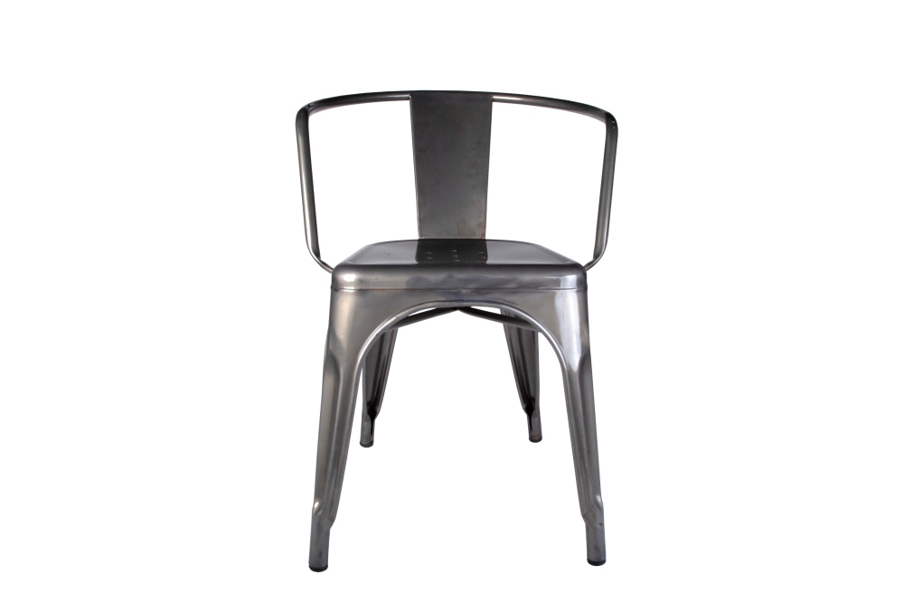 COLORSHOT Craft Room Decluttering: Painted Metal Chair