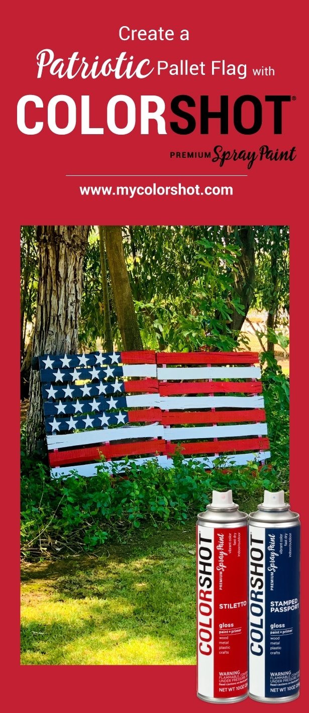 COLORSHOT American Flag Pallet Project Idea