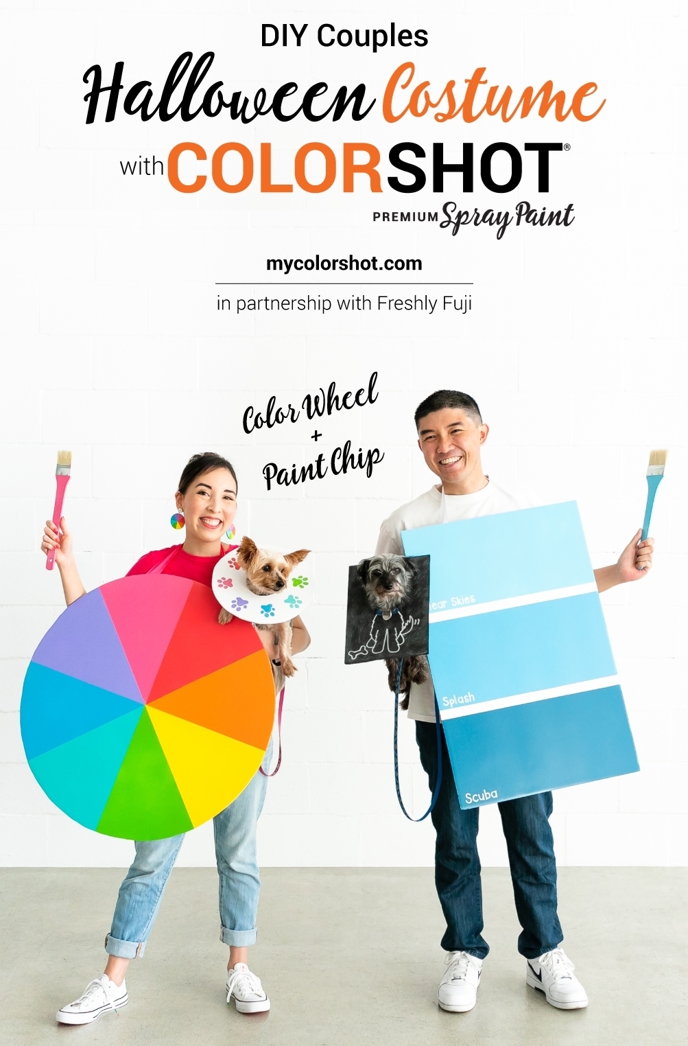 DIY Couples Halloween Costume with COLORSHOT