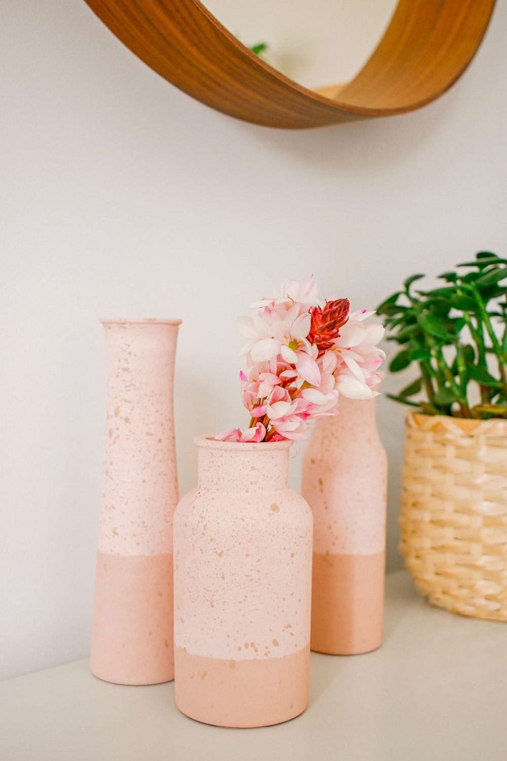Faux Clay Vases with COLORSHOT