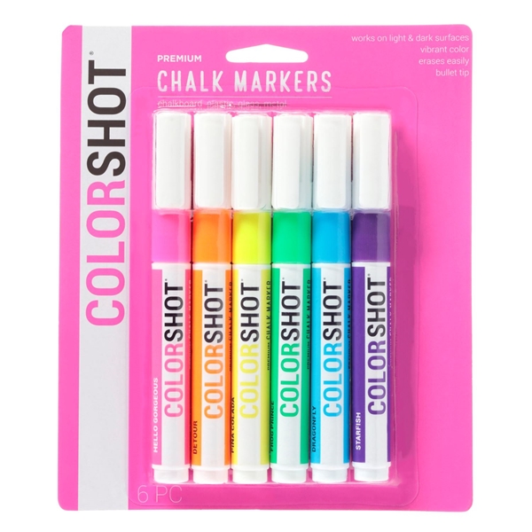 Picture of Premium Chalk Markers Bright 6 Pack color