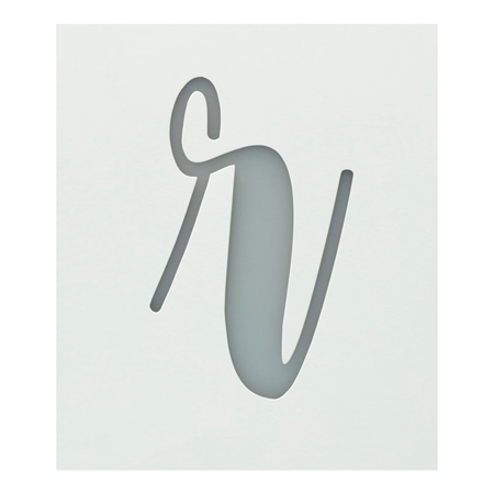 Picture of Premium Monogram Stencils Lowercase Cursive Alphabet 26 Pack color