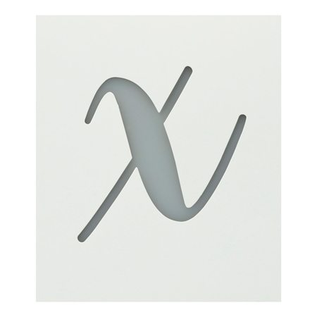 Picture of Premium Monogram Stencils Lowercase Cursive Alphabet 26 Pack color