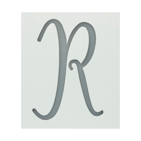Picture of Premium Monogram Stencils Uppercase Script  26 Pack color