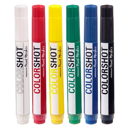 Picture of Premium Paint Markers Rainbow 6 Pack color