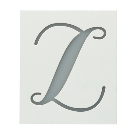 Picture of Premium Monogram Stencils Uppercase Cursive 26 Pack color