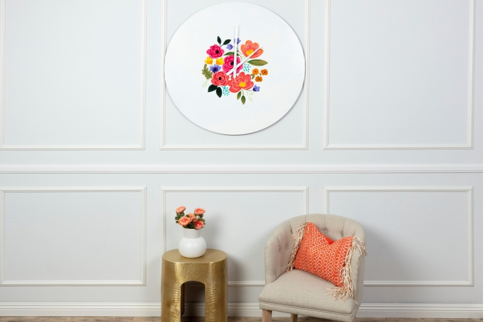 COLORSHOT Floral Clock DIY