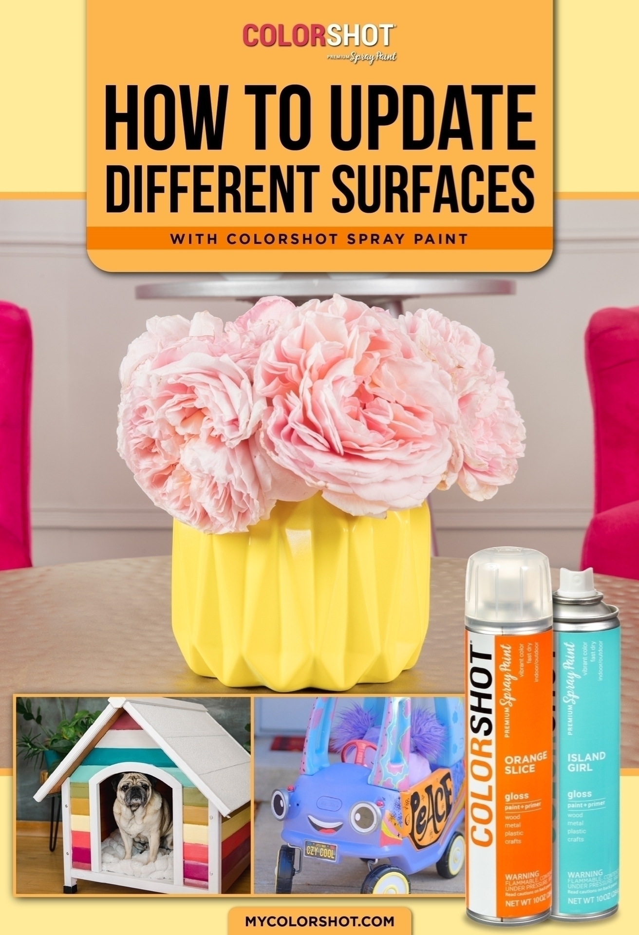 How to Use Spray Paint on Different Surfaces