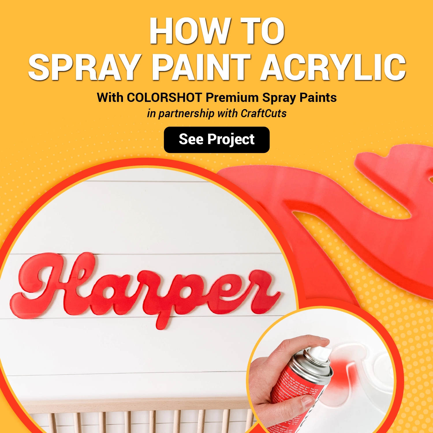 How to Spray Paint Acrylic