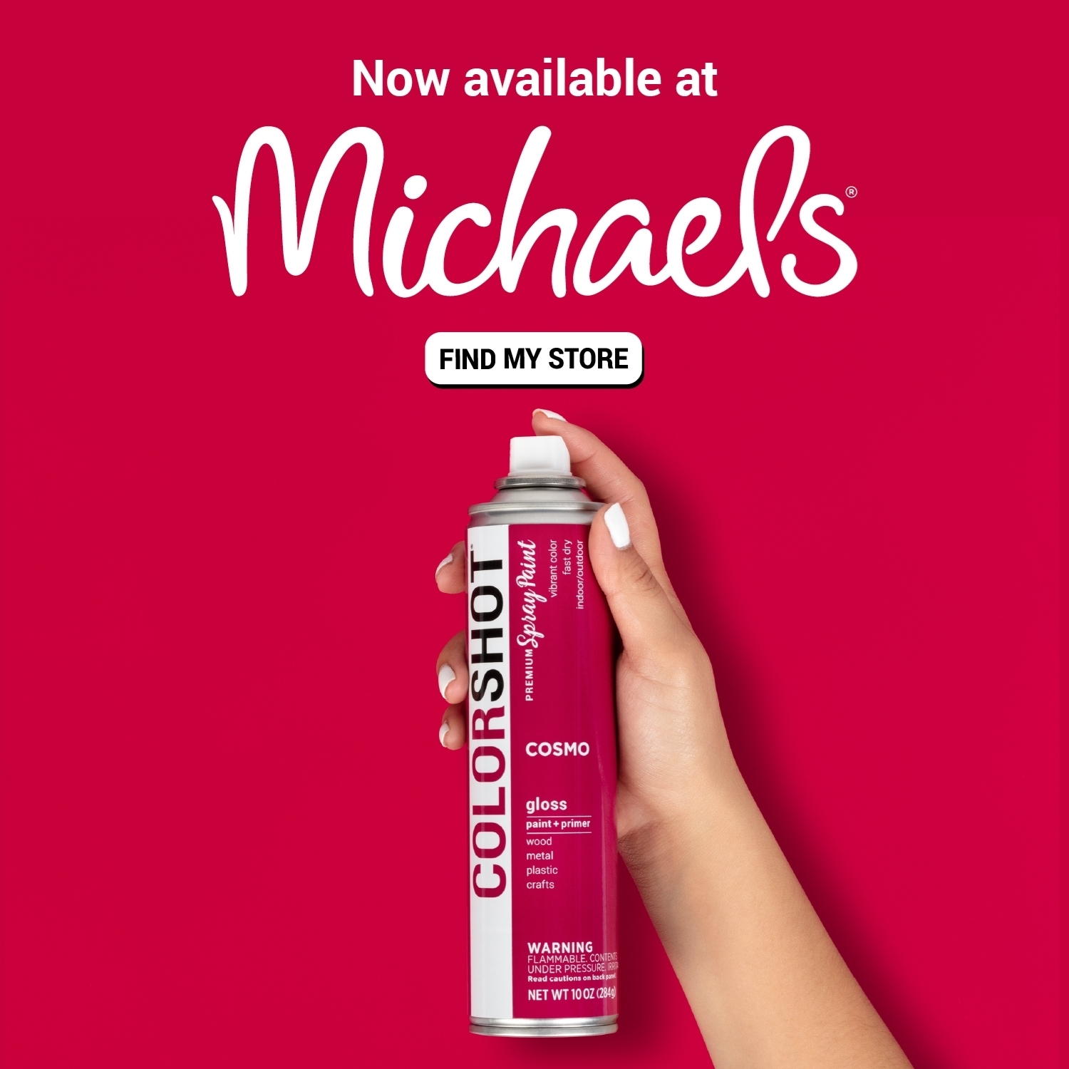 Colorshot is now in Michaels stores announcement -- July 29, 2022