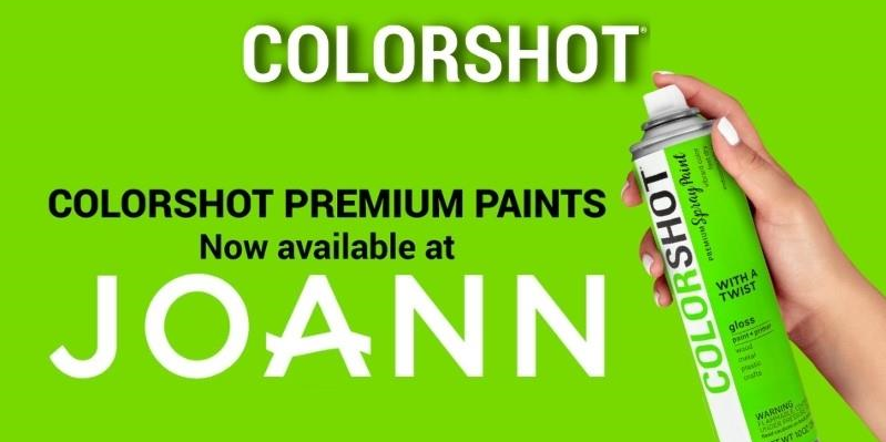 COLORSHOT now available at JOANN Stores