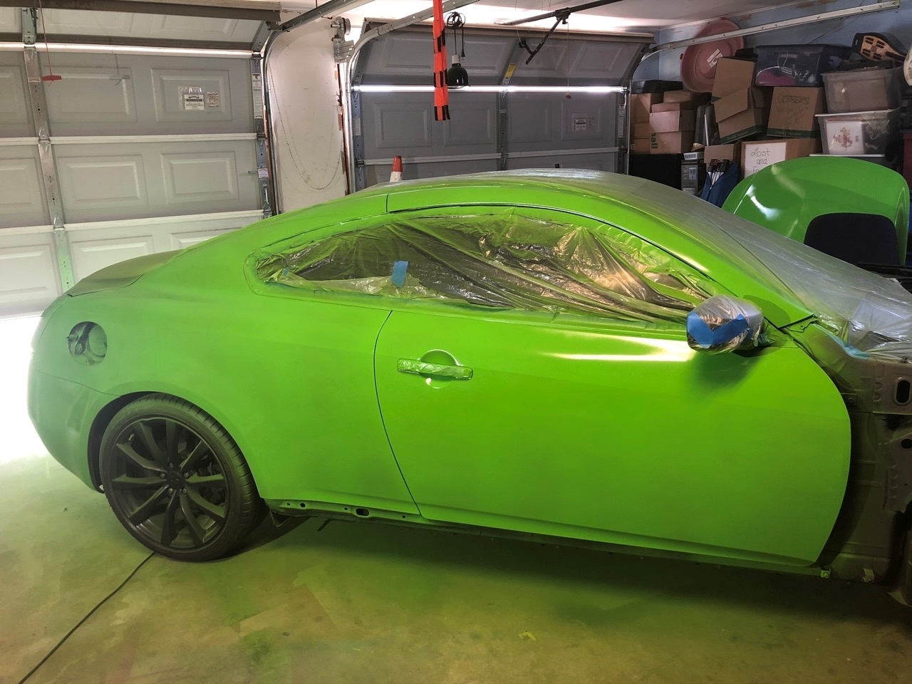 Additional coats of paint for a custom car paint job