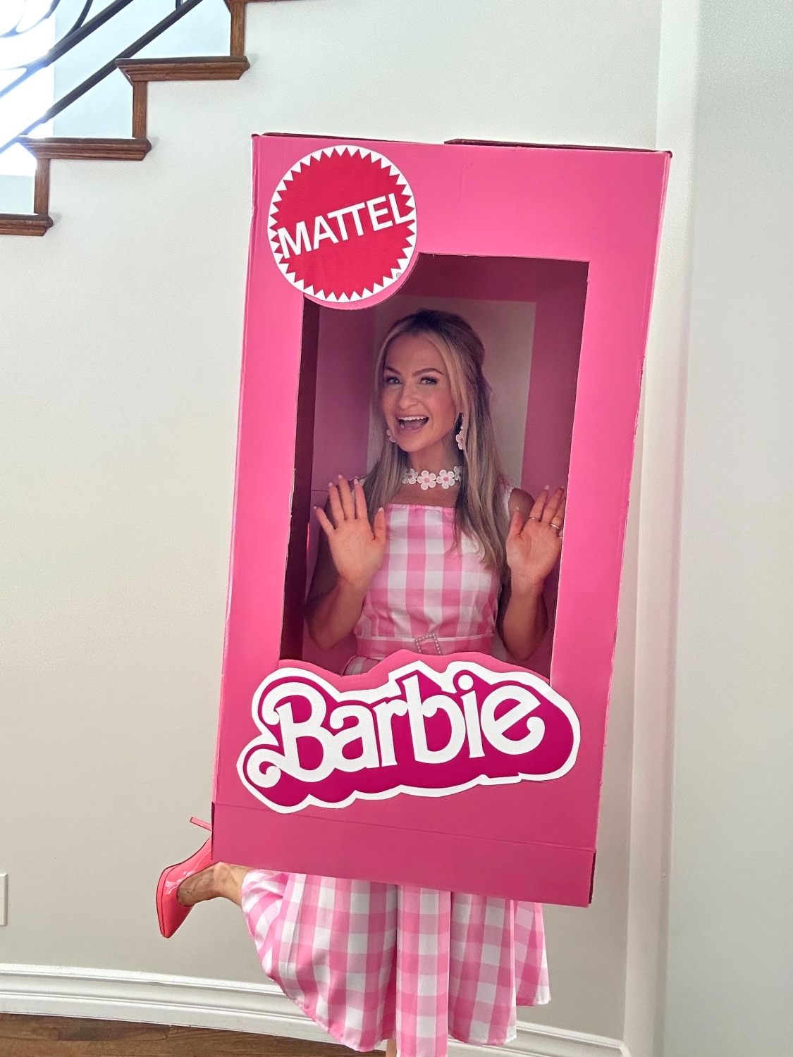 COLORSHOT Barbie Box Halloween Costume