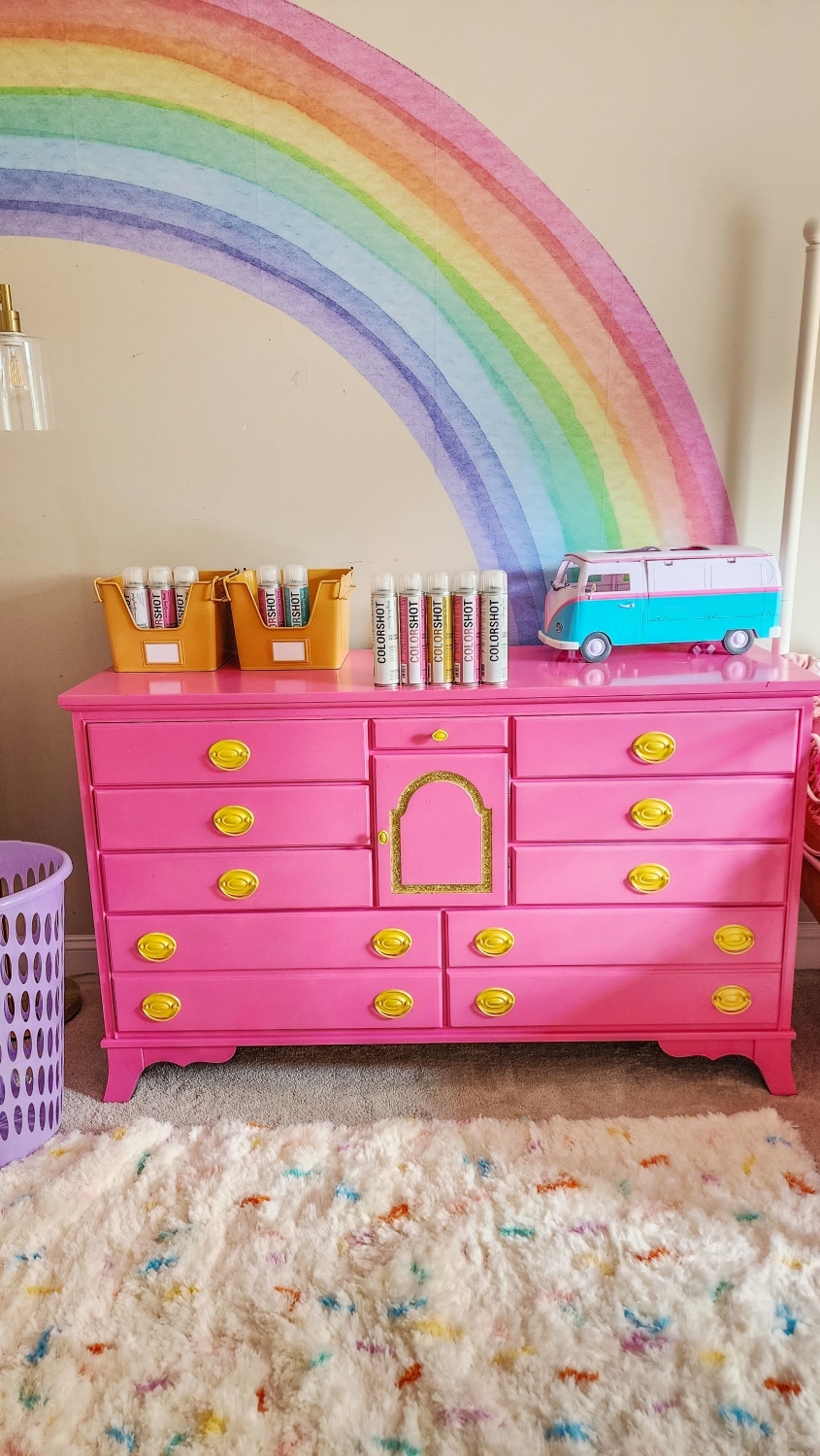DIY Barbie Décor: Upcycled Pink Dresser