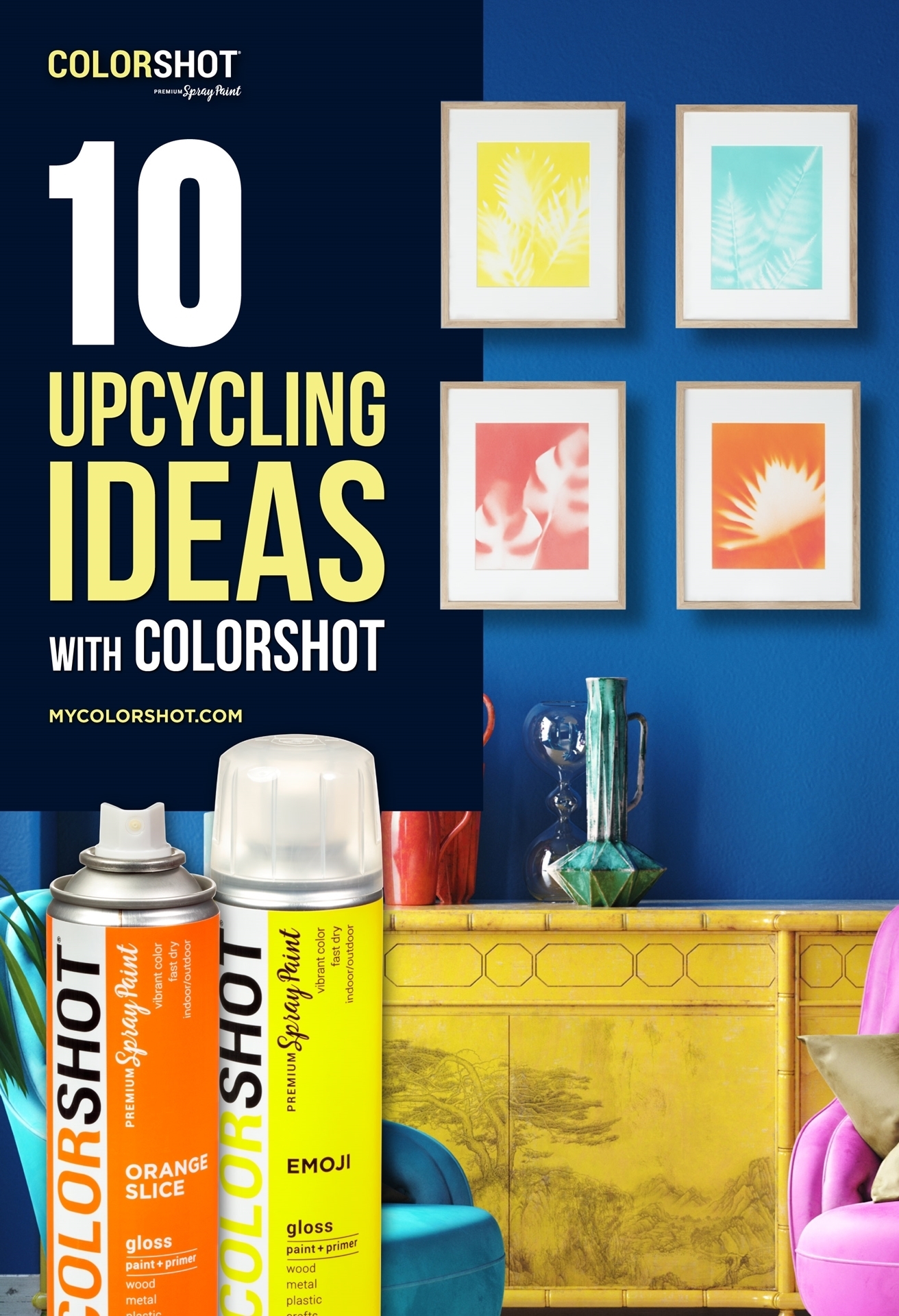 Save Money: 10 Trash to Treasure Upcycling Ideas with Spray Paint