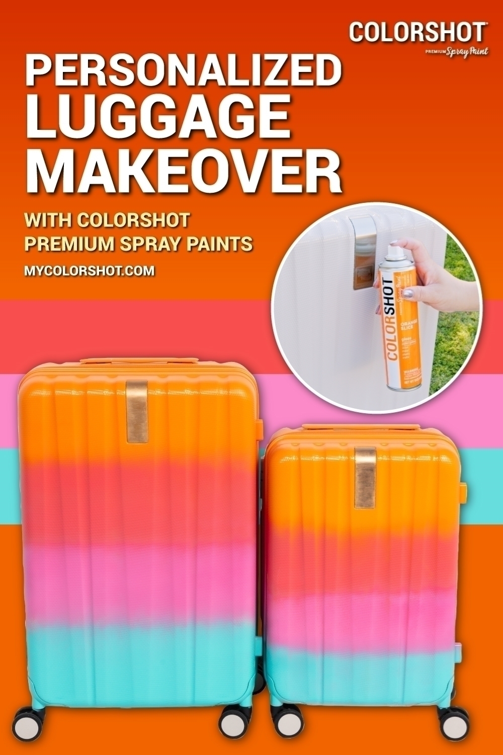 Personalized Luggage Makeover with COLORSHOT