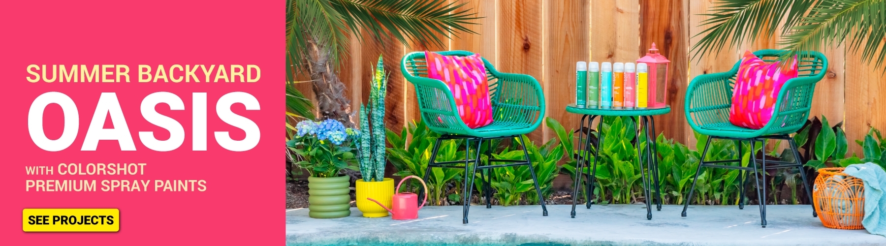 Spray Paint Ideas for the Perfect Backyard Oasis Outdoor Décor 